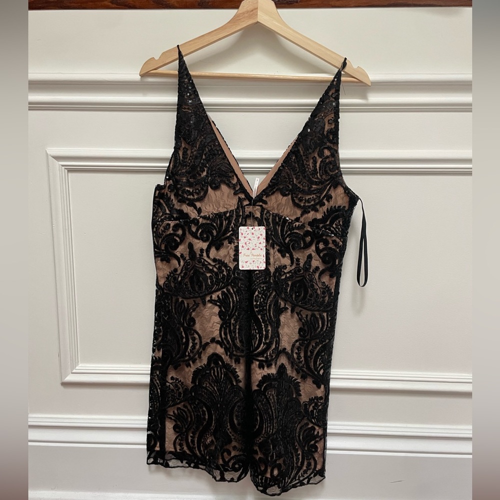 Free People Black Lace Women’s Dress